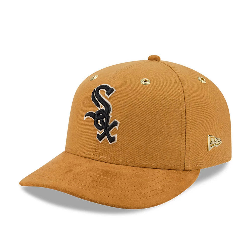 Pictured is this Timberland X MLB Chicago White Sox 59FIFTY Fitted cap in panama tan. 4