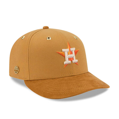 Pictured is this Timberland X MLB Houston Astros 59FIFTY Fitted cap in panama tan. 1