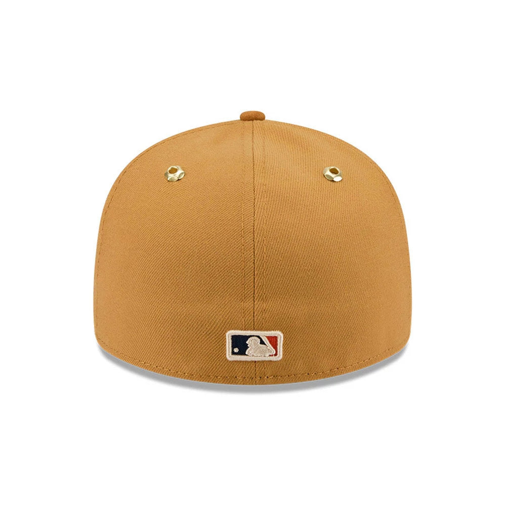 Pictured is this Timberland X MLB Houston Astros 59FIFTY Fitted cap in panama tan. 7