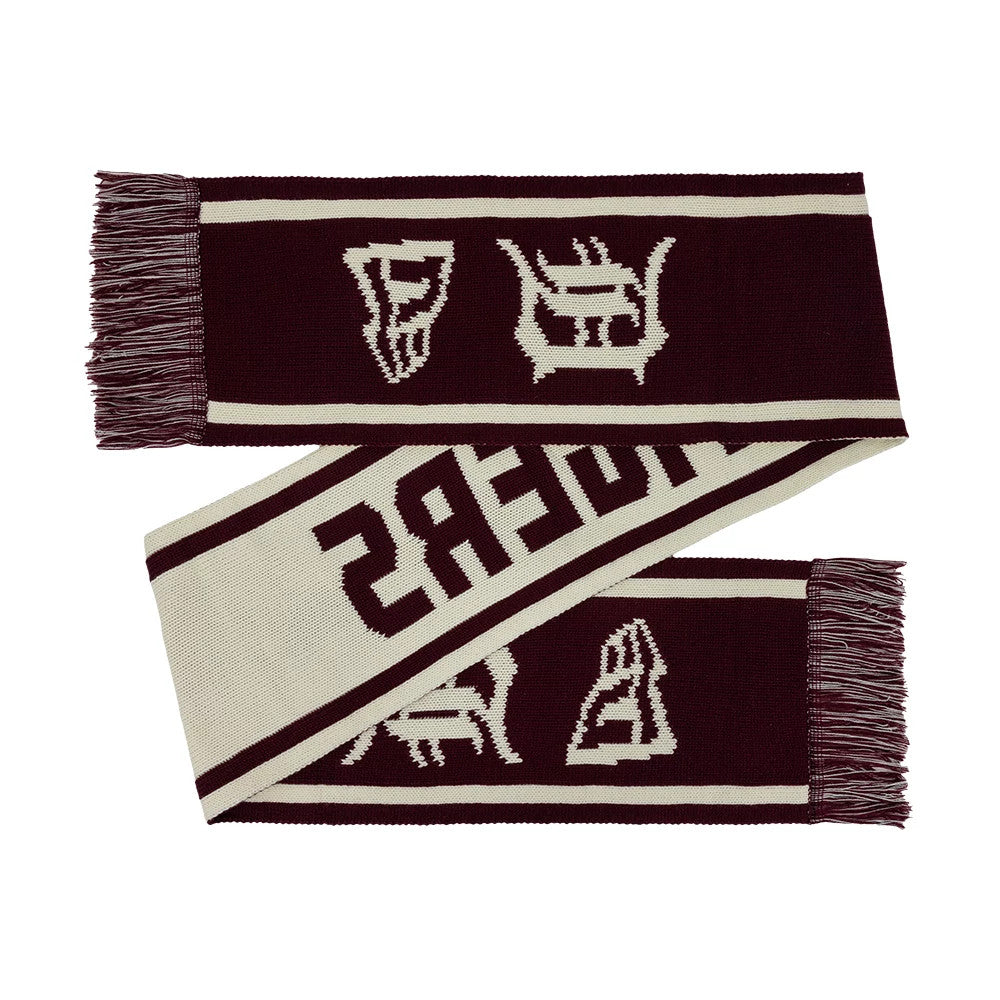 Pictured is this MLB Chunky Team Detroit Tigers Scarf in dark purple. 1