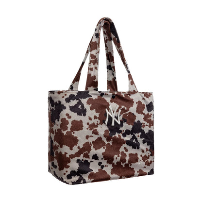 Pictured is this MLB New York Yankees Tote Bag in cow print. 3