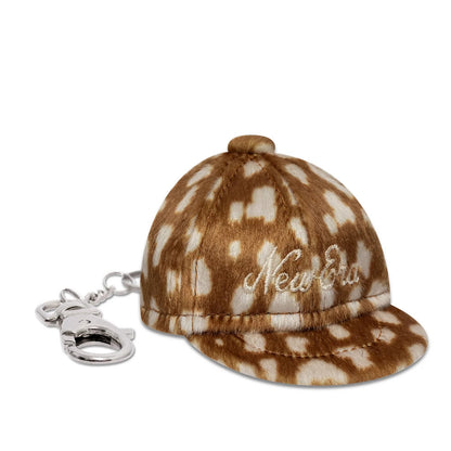 Pictured is this MLB Animal Mini Cap New Era Key Chain in Cow Print. 3