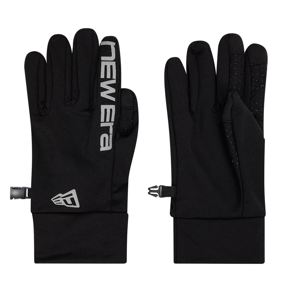 Pictured is this New Era Script E-Touch Gloves in black. 1