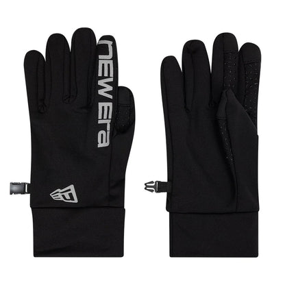 Pictured is this New Era Script E-Touch Gloves in black. 1