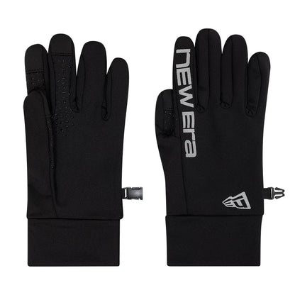 Pictured is this New Era Script E-Touch Gloves in black. 2
