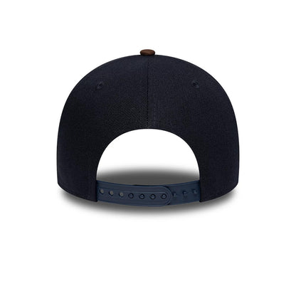 Pictured is this MLB Suede Visor Detroit Tigers 9FORTY E-Frame cap in navy. 4