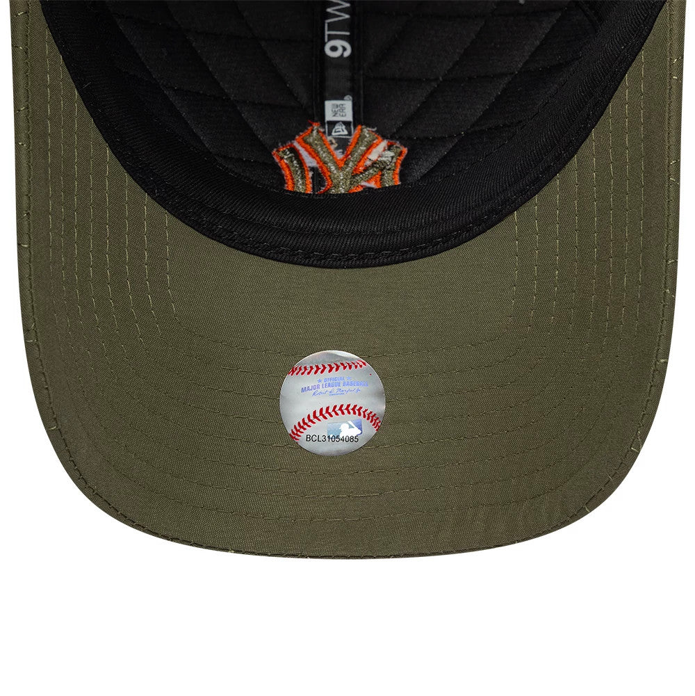 Pictured is this MLB Padded Outline New York Yankees 9TWENTY cap in green. 5