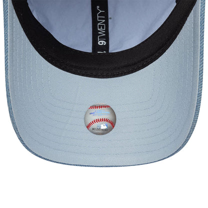 Pictured is this MLB Washed Denim New York Yankees 9TWENTY cap in pastel blue. 5