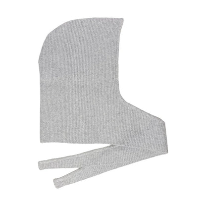 Pictured is this Womens MLB Knitted New York Yankees Balaclava hat in grey. 6
