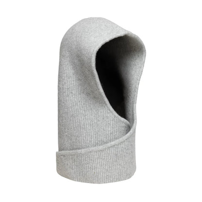 Pictured is this Womens MLB Knitted New York Yankees Balaclava hat in grey. 3