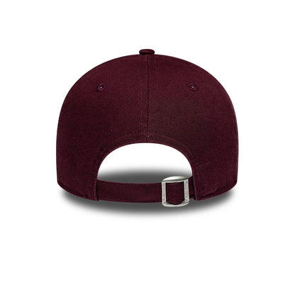 Pictured is this Womens New Era Slogan 9TWENTY cap in dark purple. 4