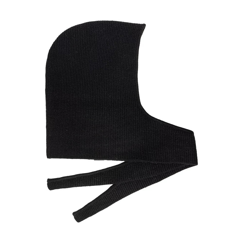 Pictured is this Womens MLB Knitted New York Yankees Balaclava hat in black. 6