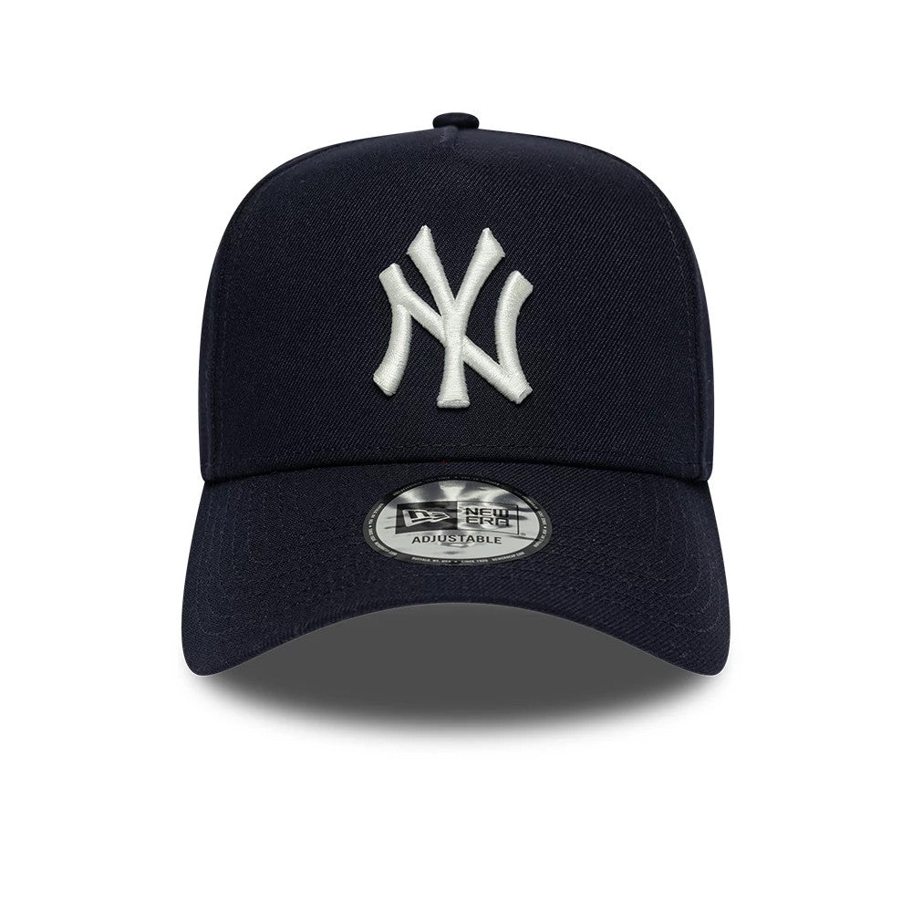Pictured is this MLB Mythical New York Yankees 9FORTY E-Frame cap in navy. 3