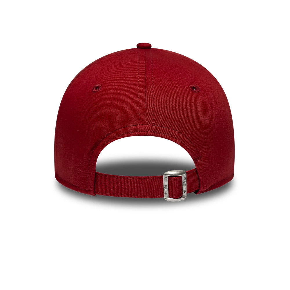 Pictured is this Youth MLB League Essential LA Dodgers 9TWENTY cap in dark red. 4