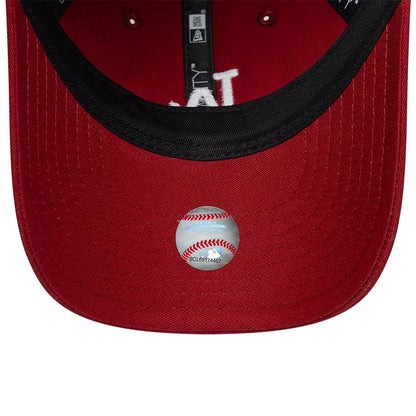 Pictured is this Youth MLB League Essential LA Dodgers 9TWENTY cap in dark red. 5