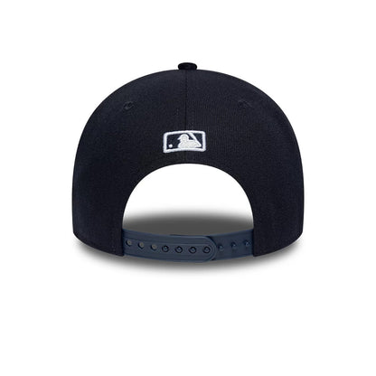 Pictured is this MLB Cord Visor New York Yankees 9FORTY M-Crown cap in navy. 4