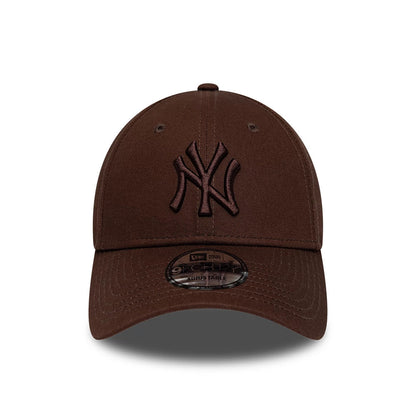 Pictured is this MLB League Essential New York Yankees 9FORTY cap in brown. 2