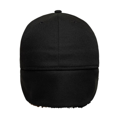 Pictured is this MLB New York Yankees 39THIRTY Downflap Stretch Fit cap in black. 8