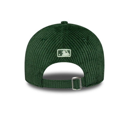 Pictured is this Womens MLB Chunky Cord LA Dodgers 9FORTY M-Crown cap in dark green. 4