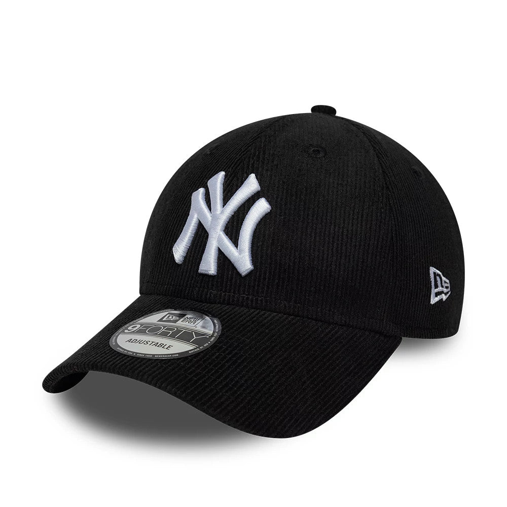 Pictured is this MLB Cord New York Yankees 9FORTY cap in black. 1
