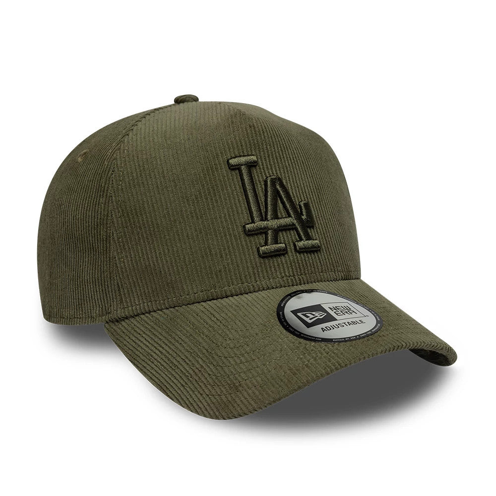 Pictured is this MLB Cord LA Dodgers 9FORTY E-Frame cap in green. 3