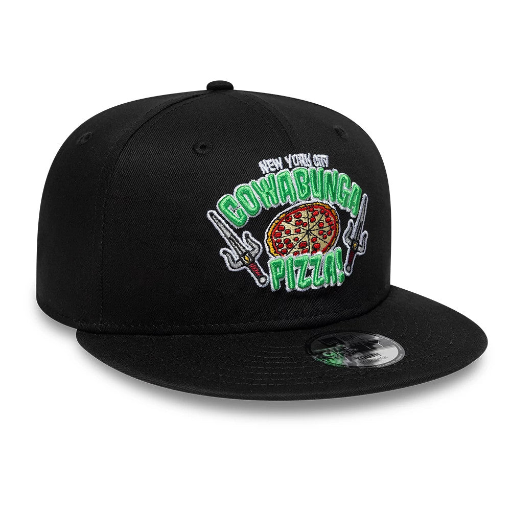Pictured is this Youth Teenage Mutant Ninja Turtles Teenage Mutant Ninja Turtles 9FIFTY Snapback cap in black. 3