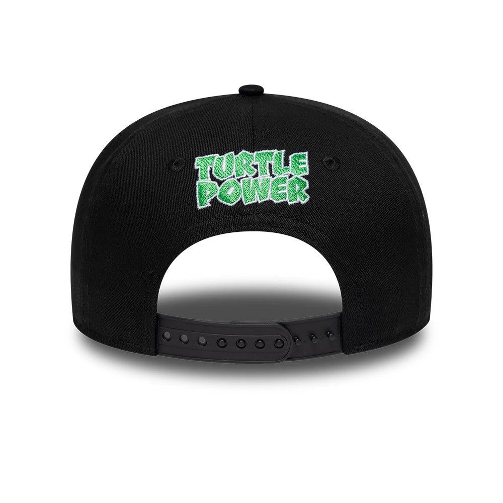 Pictured is this Youth Teenage Mutant Ninja Turtles Teenage Mutant Ninja Turtles 9FIFTY Snapback cap in black. 4