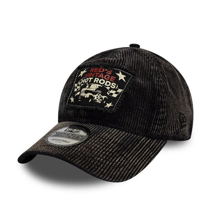 Pictured is this New Era Patch Acid Cord 9TWENTY cap in black. 1