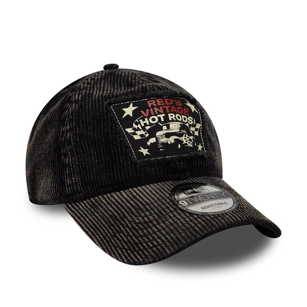 Pictured is this New Era Patch Acid Cord 9TWENTY cap in black. 3