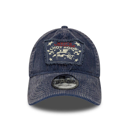 Pictured is this New Era Patch Acid Cord 9TWENTY cap in dark blue. 2