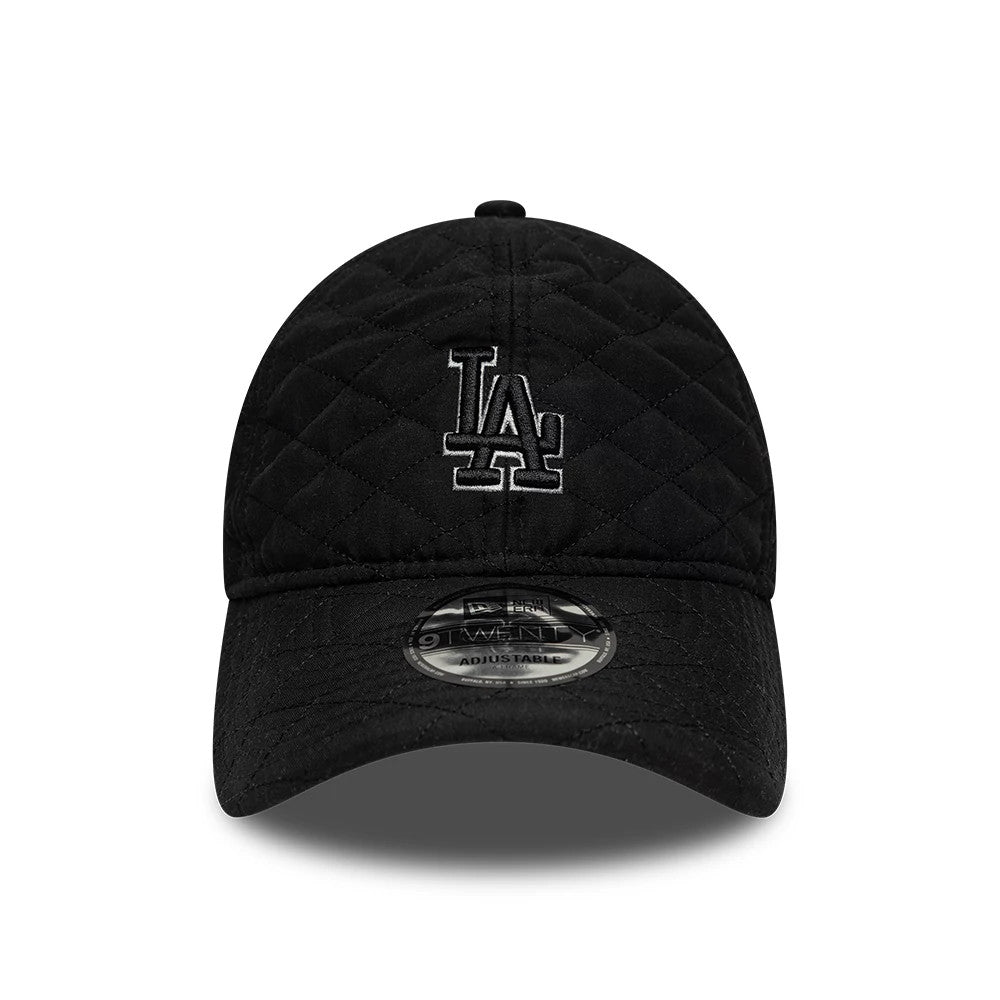 Pictured is this MLB Padded Outline LA Dodgers 9TWENTY cap in black. 2