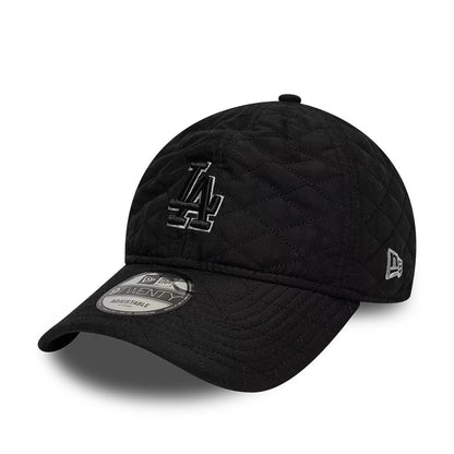 Pictured is this MLB Padded Outline LA Dodgers 9TWENTY cap in black. 1
