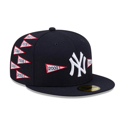 Pictured is this MLB X Spike Lee Flags New York Yankees 59FIFTY Fitted cap in navy. 4