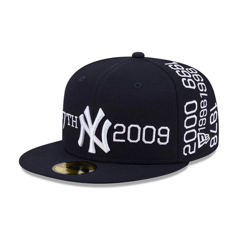 MLB X Spike Lee Script Yankees Navy 59FIFTY Fitted Cap | NEC UK