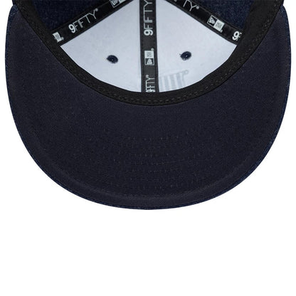 Pictured is this Lacoste X New Era Retro Crown 9FIFTY cap in navy. 7
