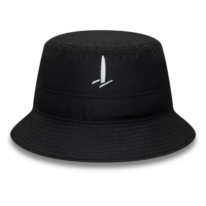 Pictured is this Catamaran Sail GP Adventure Bucket cap in black. 2