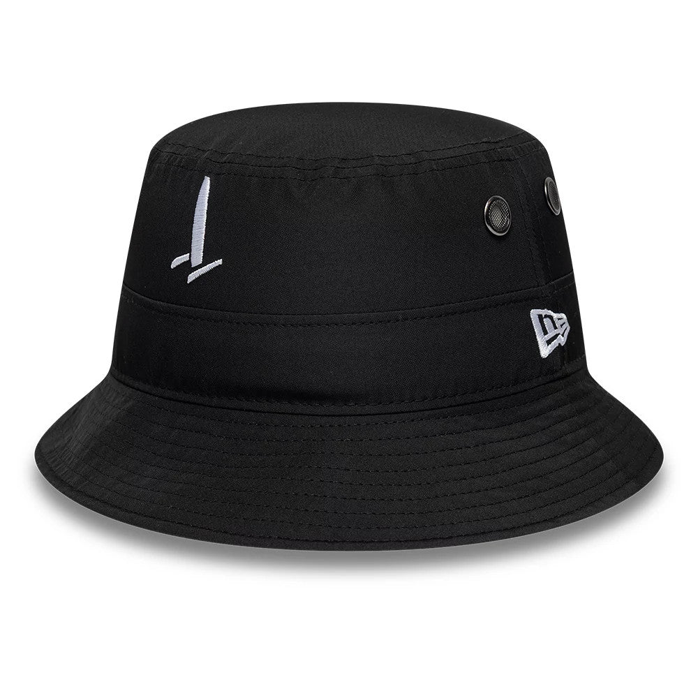 Pictured is this Catamaran Sail GP Adventure Bucket cap in black. 1