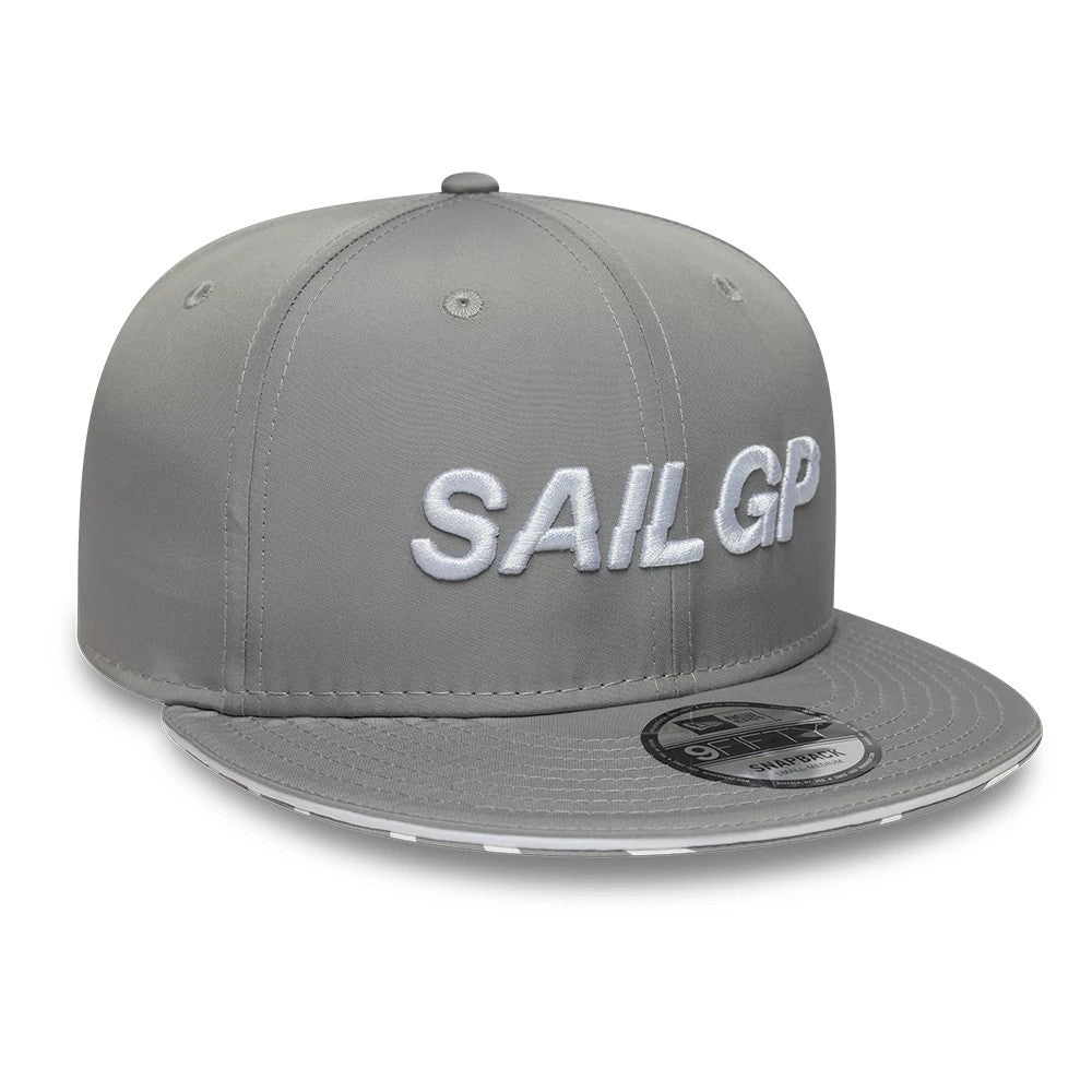Pictured is this Limited Sail GP 9FIFTY Snapback cap in grey. 4