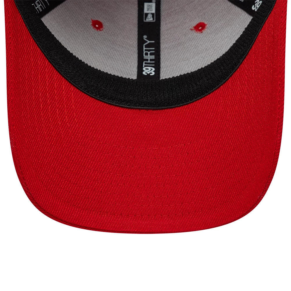 Pictured is this Catamaran Sail GP Repreve® 39THIRTY Stretch Fit cap in red. 5