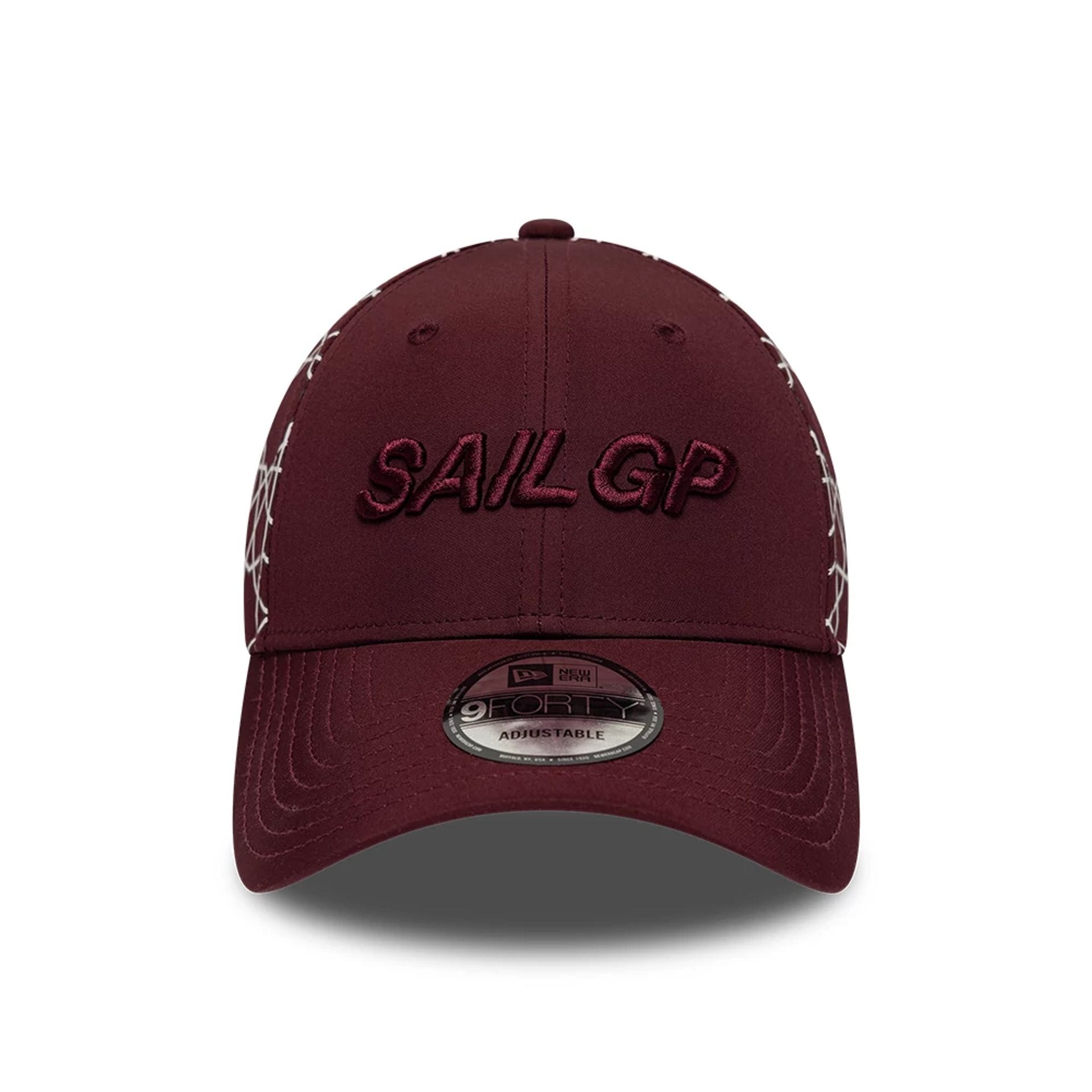 Pictured is this Dubai Abu Dhabi Air Event Sail GP 9FORTY cap in dark red. 2