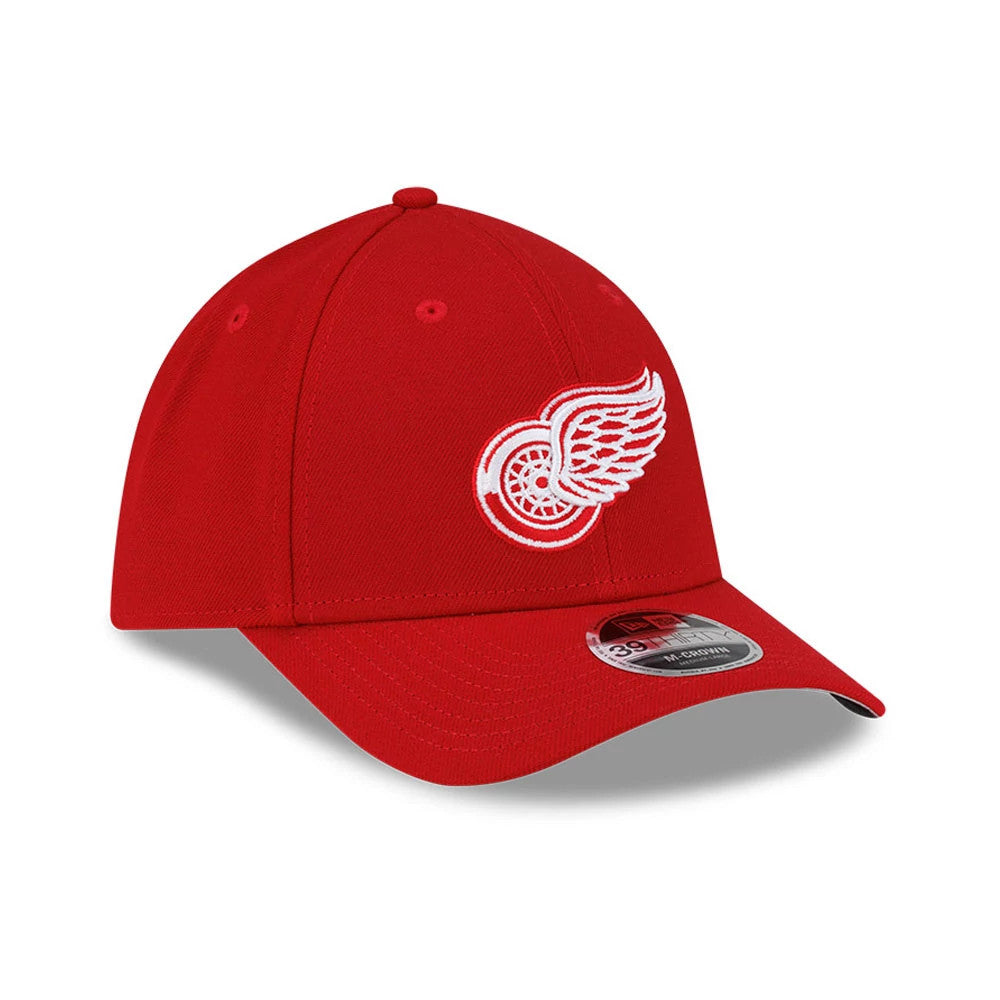 Pictured is this NHL Team Detroit Red Wings 39THIRTY M-Crown Stretch Fit cap in red. 4