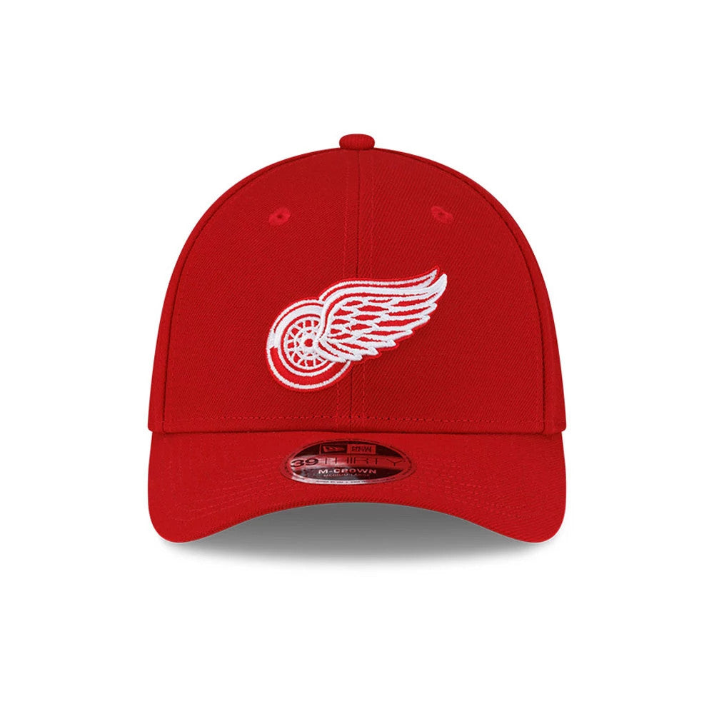 Pictured is this NHL Team Detroit Red Wings 39THIRTY M-Crown Stretch Fit cap in red. 3