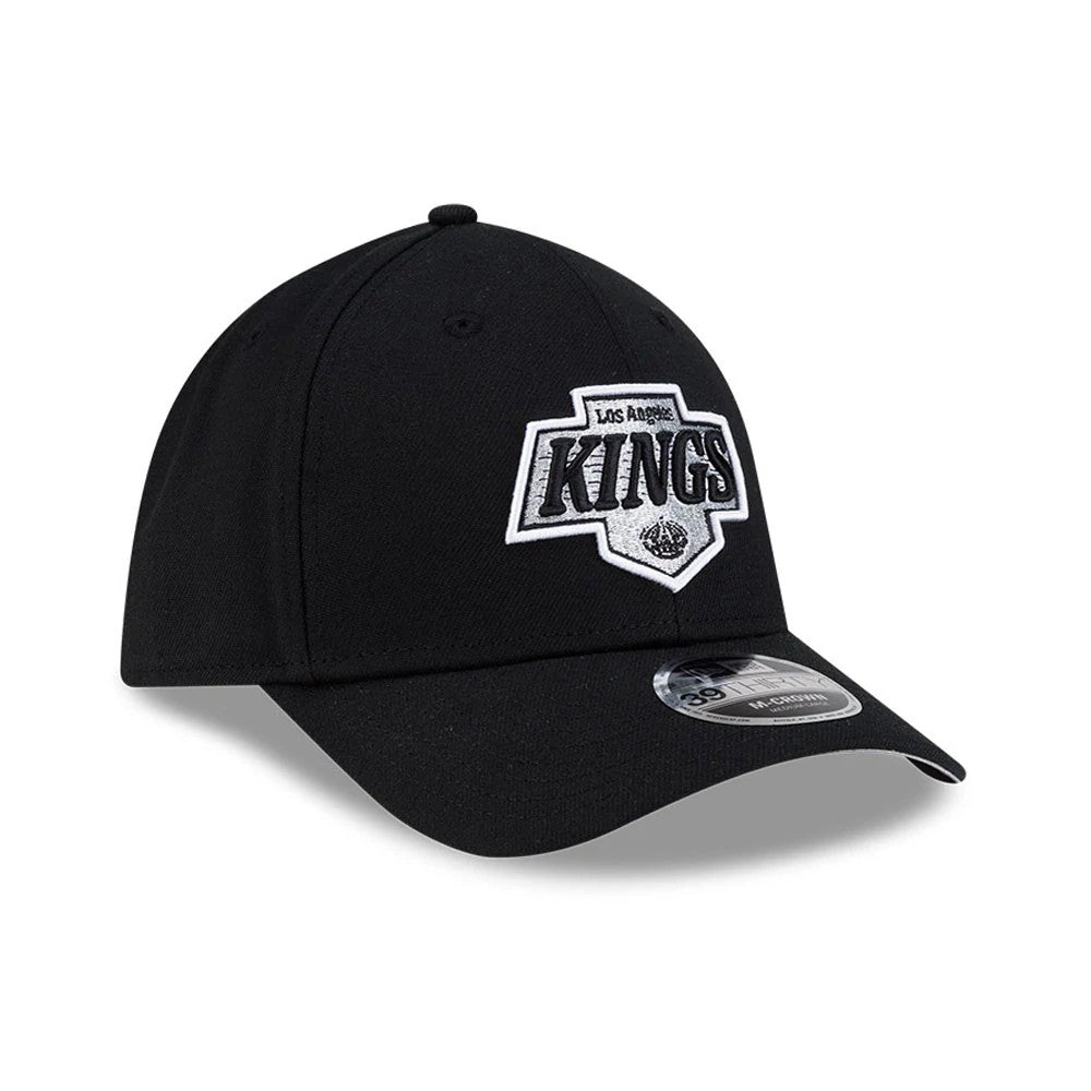 Pictured is this NHL Team LA Kings 39THIRTY M-Crown Stretch Fit cap in black. 4