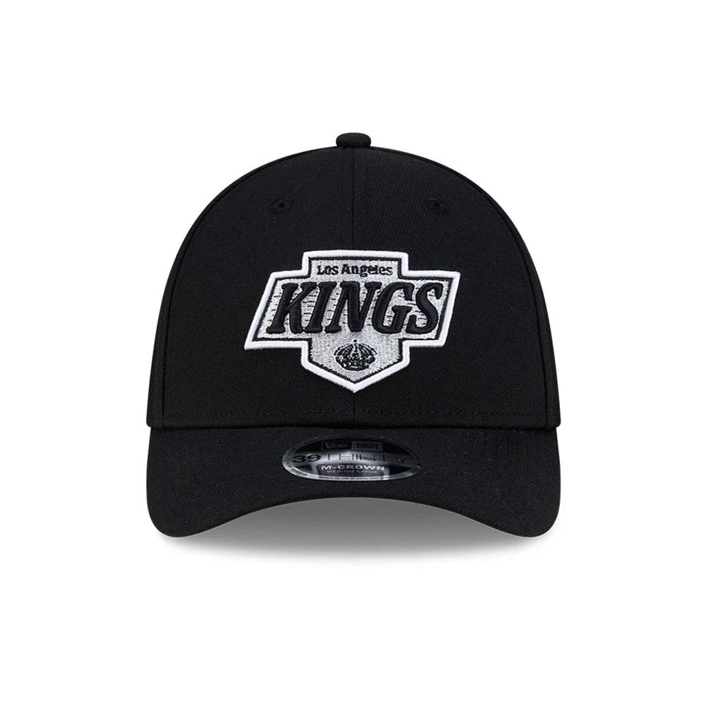 Pictured is this NHL Team LA Kings 39THIRTY M-Crown Stretch Fit cap in black. 3
