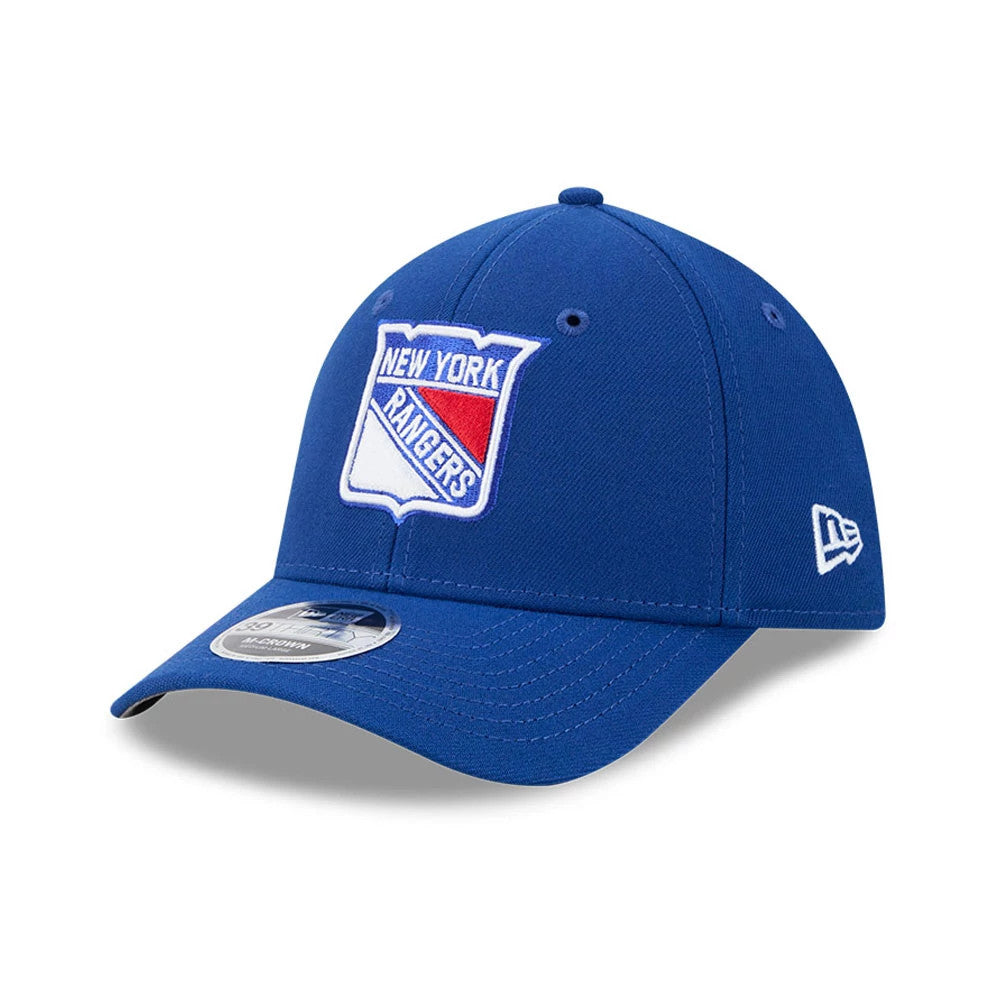 Pictured is this NHL Team New York Rangers 39THIRTY M-Crown Stretch Fit cap in blue. 1