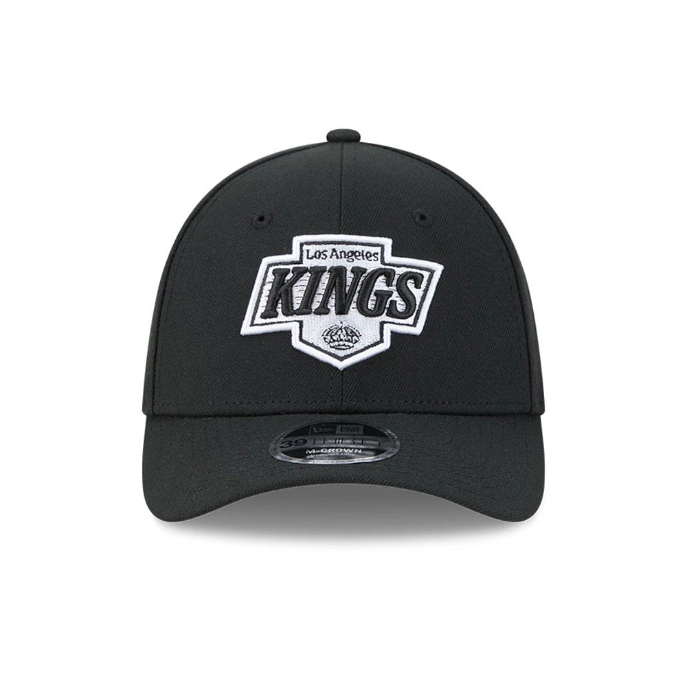 Pictured is this NHL LA Kings 39THIRTY M-Crown Stretch Fit cap in black. 3