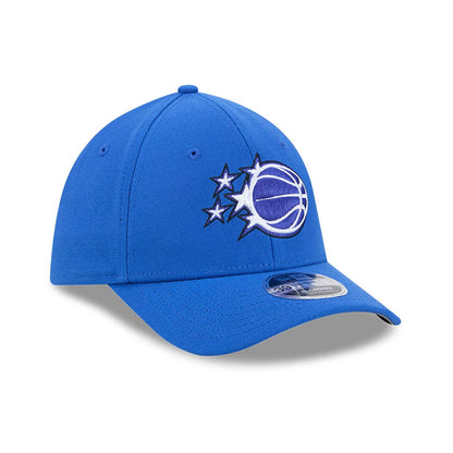 Pictured is this NBA Team Orlando Magic 39THIRTY M-Crown Stretch Fit cap in blue. 4
