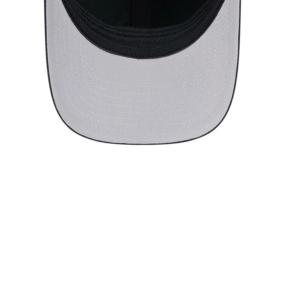 Pictured is this NBA Team Golden State Warriors 39THIRTY M-Crown Stretch Fit cap in black. 2