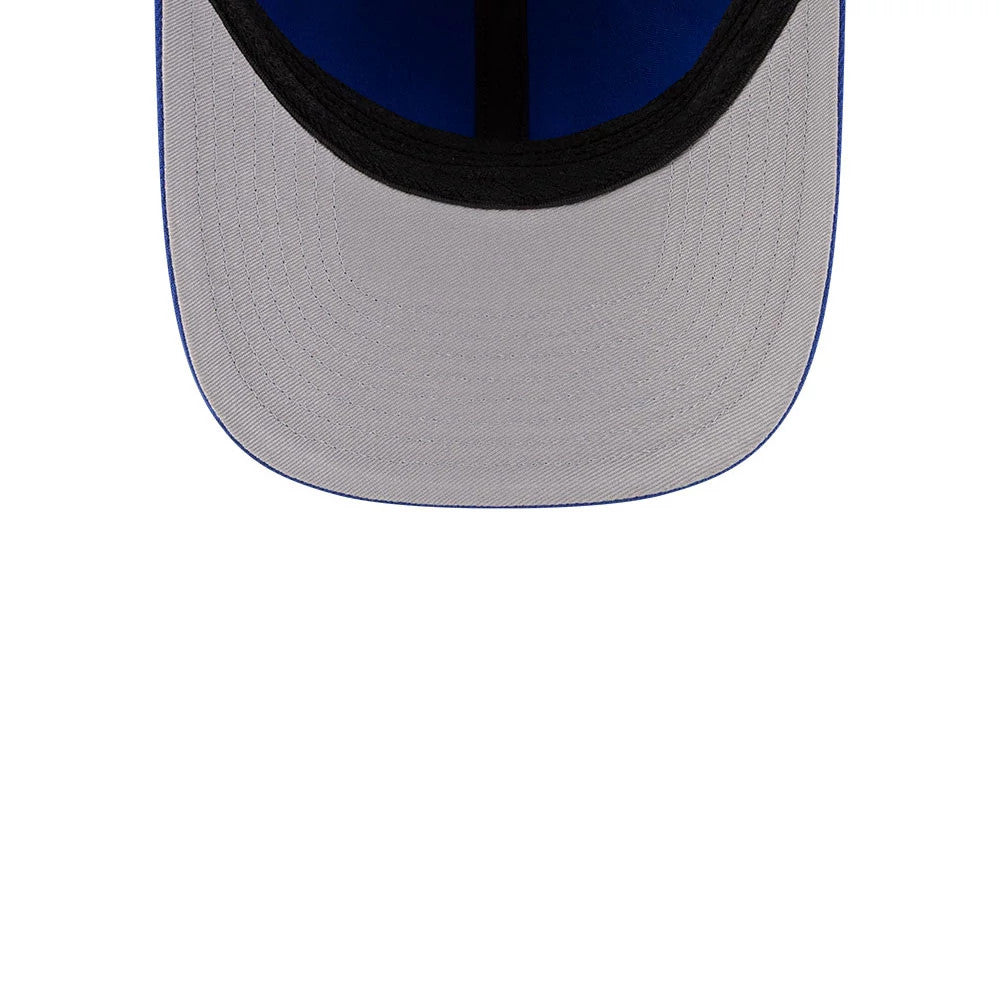 Pictured is this NBA Team New York Knicks 39THIRTY M-Crown Stretch Fit cap in blue. 2
