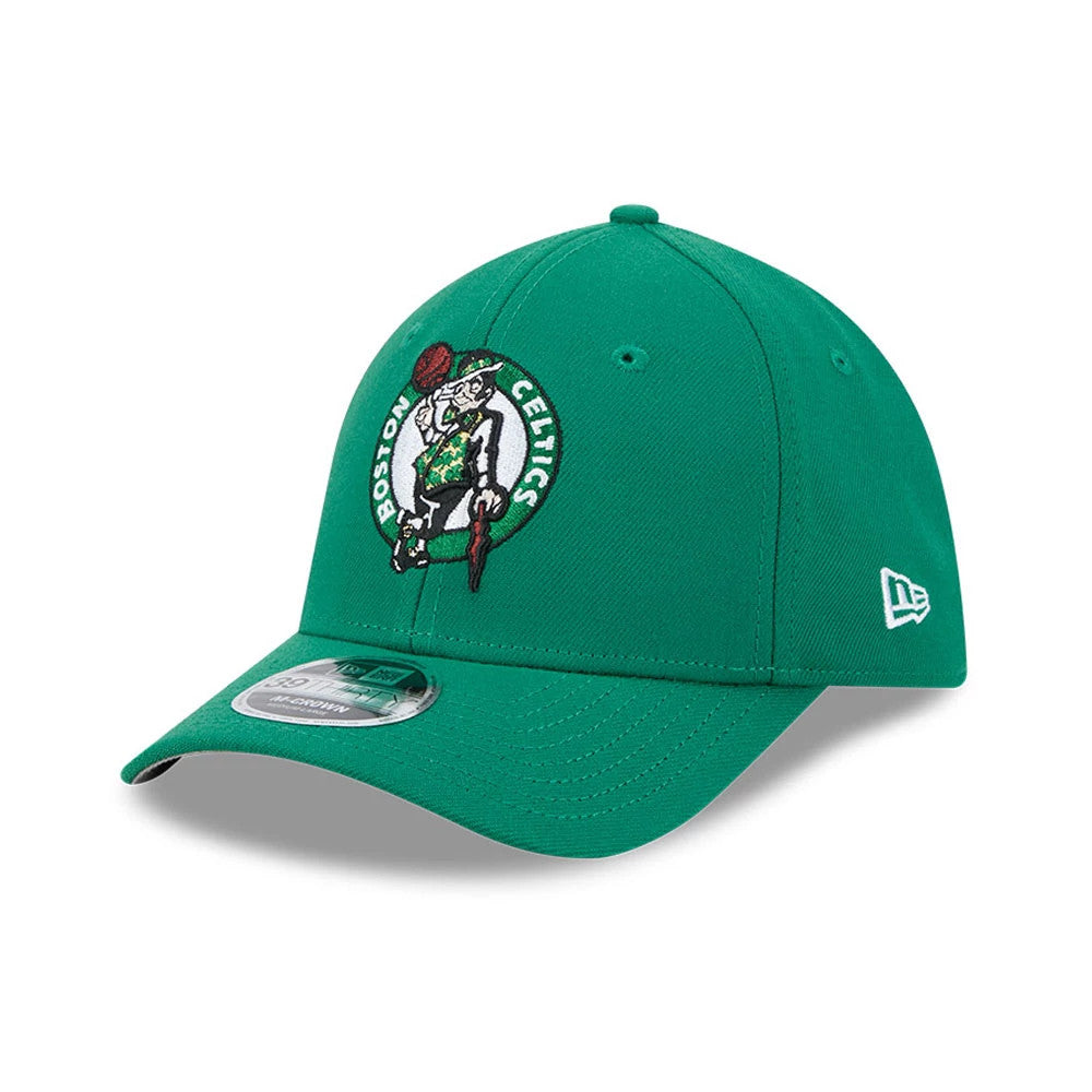Pictured is this NBA Team Boston Celtics 39THIRTY M-Crown Stretch Fit cap in green. 1